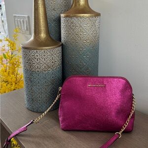 Like New!  Michael Kors Pink Sparkly Shoulder Bag
